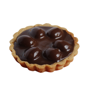 Tartaleta de Chocolate Oscuro con Uvas